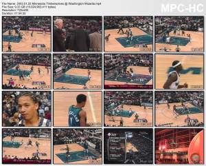 25.january 2003	Washington - Minnesota   89-97