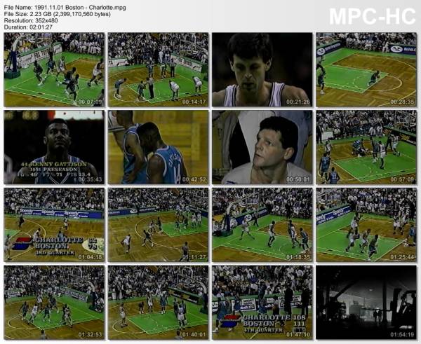 1.november 1991	Boston - Charlotte   111-108