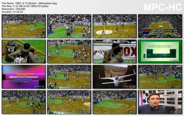 12.december 1990	Boston - Milwaukee   129-111