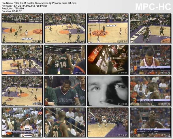 1.may 1997	Phoenix - Seattle (West 1st Round 1997,game 4)   115-122 (OT)