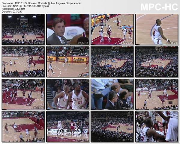 27.november 1993	Clippers - Houston   80-82