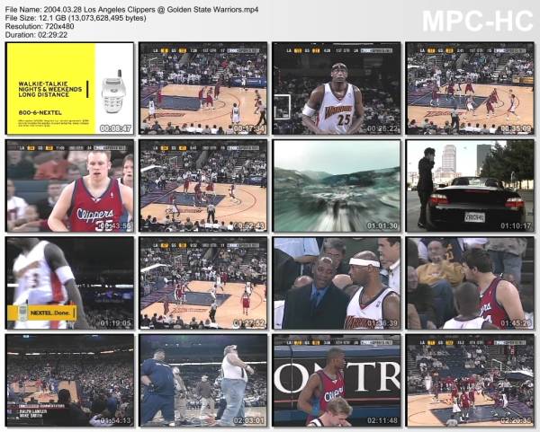 28.march 2004	Golden State - Clippers   105-77