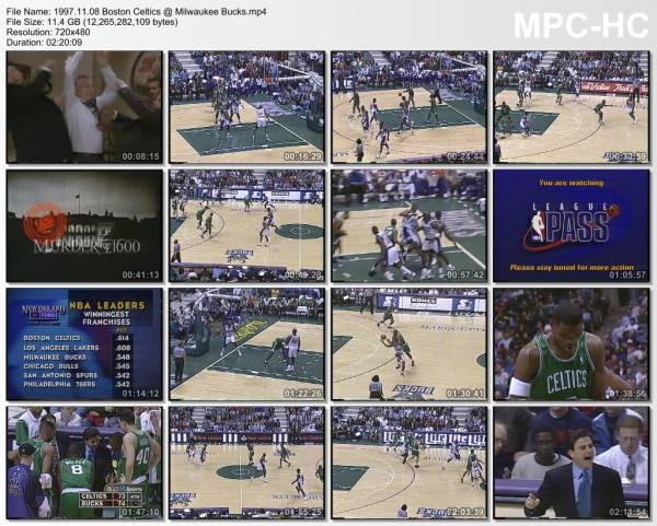 8.november 1997	Milwaukee - Boston   105-96
