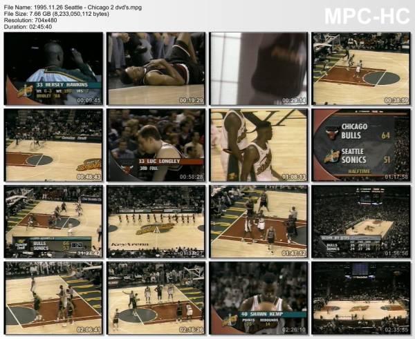 26.november 1995	Seattle - Chicago   97-92