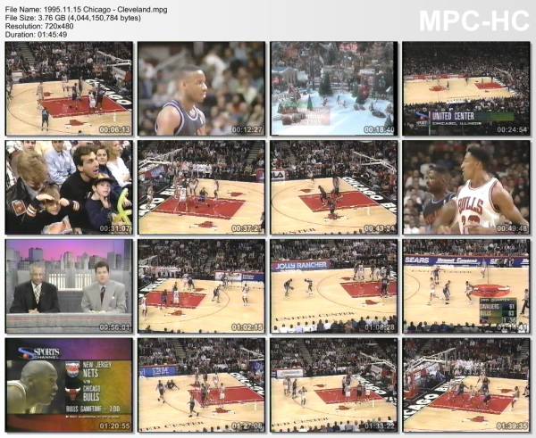 15.november 1995	Chicago - Cleveland   113-94