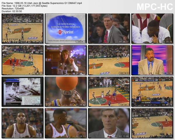 18.may 1996	Seattle - Utah (West Finals 1996,game 1)   102-72