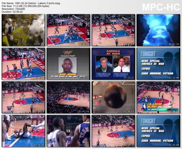 24.february 1991	Detroit - Lakers   96-102 (OT)