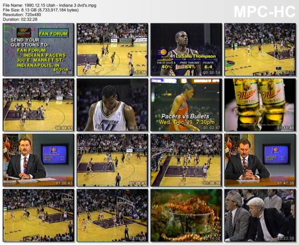 15.december 1990	Utah - Indiana   116-124