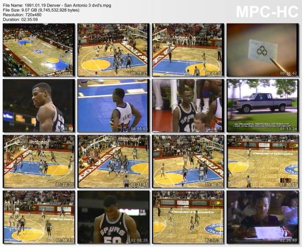 19.january 1991	Denver - San Antonio   108-117