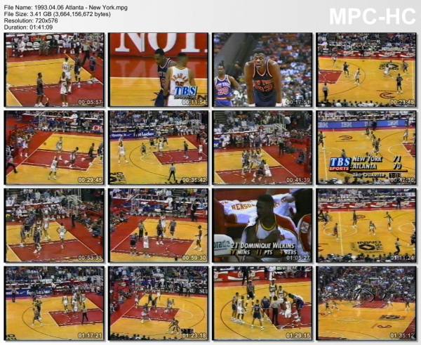 6.april 1993	Atlanta - New York   109-104 (OT)