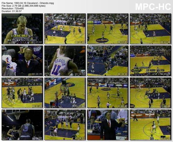 16.april 1993	Cleveland - Orlando   113-110