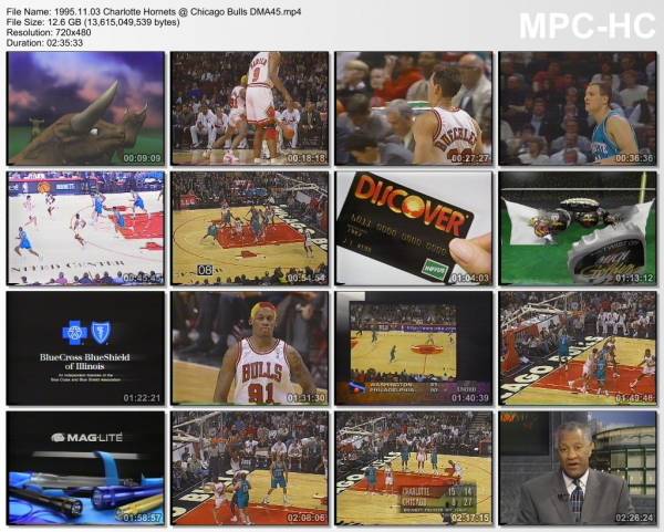 3.november 1995	Chicago &ndash; Charlotte   105-91