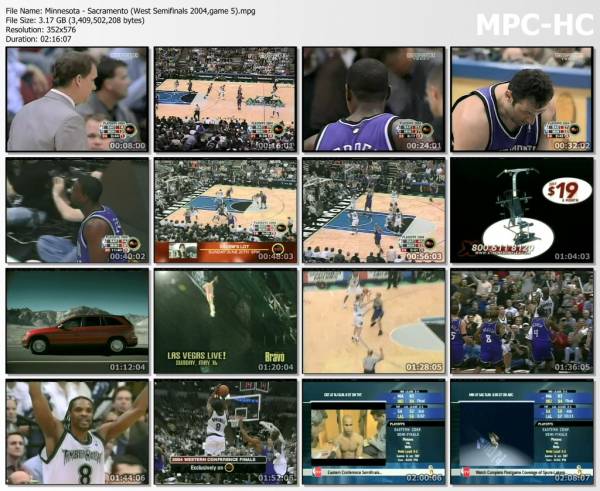 14.may 2004	Minnesota - Sacramento (West Semifinals 2004,game 5)   86-74