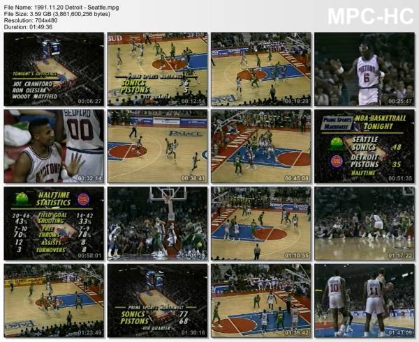 20.november 1991	Detroit - Seattle   86-91