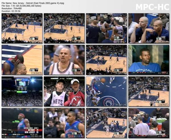24.may 2003	New Jersey - Detroit (East Finals 2003,game 4)   102-82