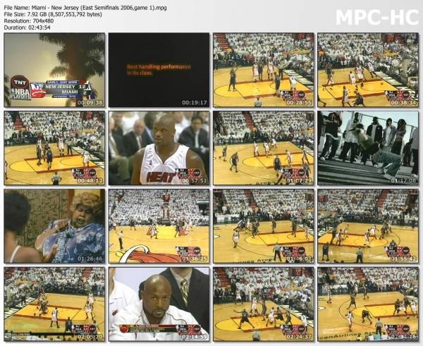 8.may 2006	Miami - New Jersey (East Semifinals 2006,game 1)  88-100