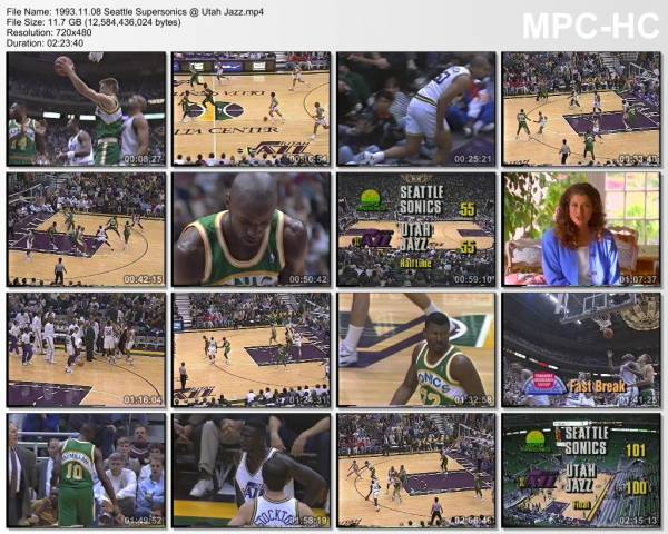 8.november 1993	Utah - Seattle   100-101