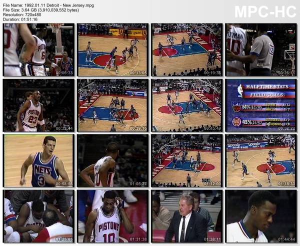 11.january 1992	Detroit - New Jersey   90-88