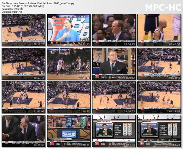 25.april 2006	New Jersey - Indiana (East 1st Round 2006,game 2)   90-75