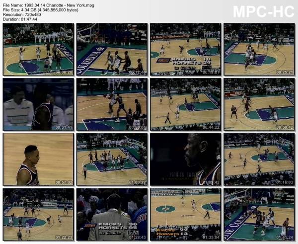14.april 1993	Charlotte - New York   107-111