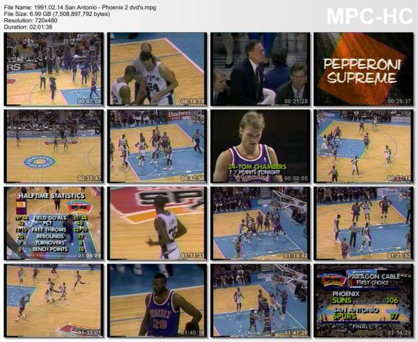 14.february 1991	San Antonio - Phoenix   97-106