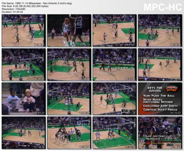 14.november 1989	Milwaukee - San Antonio   108-97