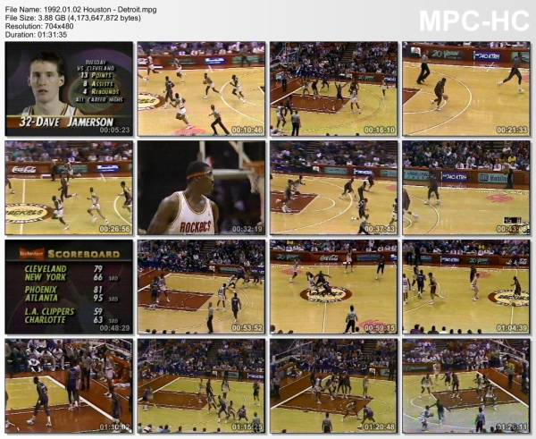 2.january 1992	Houston - Detroit   83-105