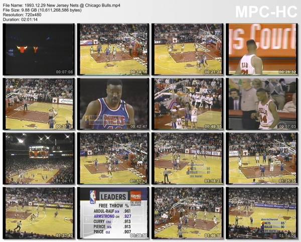 29.december 1993	Chicago - New Jersey   94-86