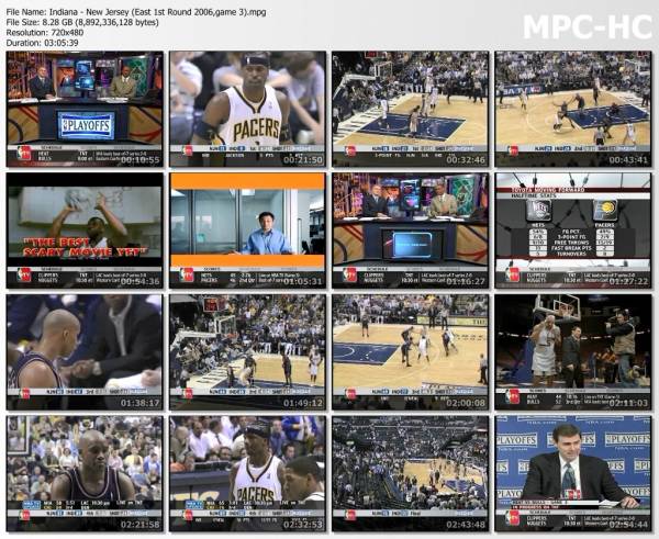 27.april 2006	Indiana - New Jersey (East 1st Round 2006,game 3)   107-95