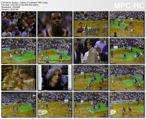11.october 1991	Boston - Lakers   104-118