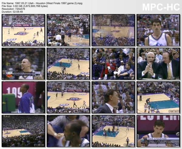 21.may 1997	Utah - Houston (West Finals 1997,game 2)   104-92