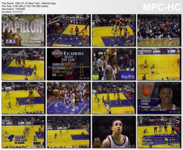 12.january 1991	New York - Atlanta   99-92
