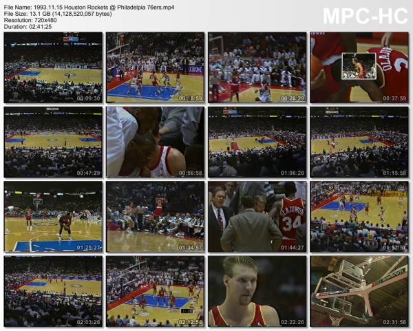 15.november 1993	Philadelphia - Houston   84-88