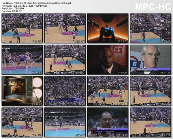 14.may 1996	San Antonio - Utah (West Semifinals 1996,game 5)   98-87