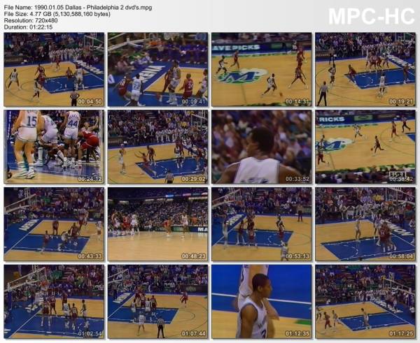 5.january 1990	Dallas - Philadelphia   79-104