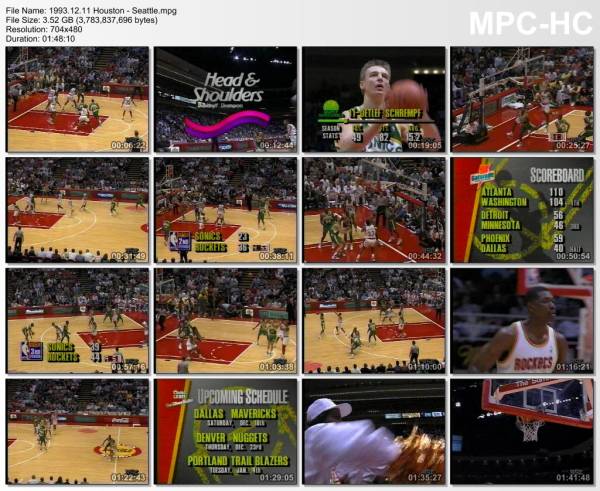 11.december 1993	Houston - Seattle   82-75