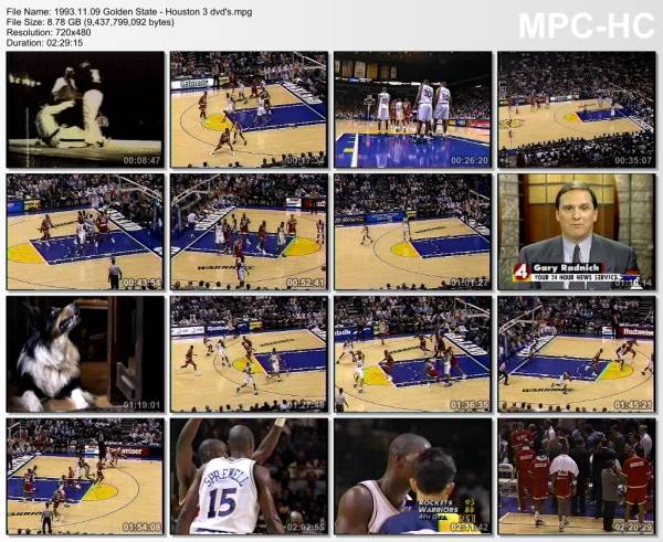 9.november 1993	Golden State - Houston   93-102