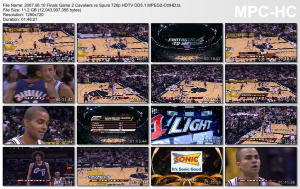 10.jun 2007	San Antonio - Cleveland (NBA Finals 2007,game 2)   103-92