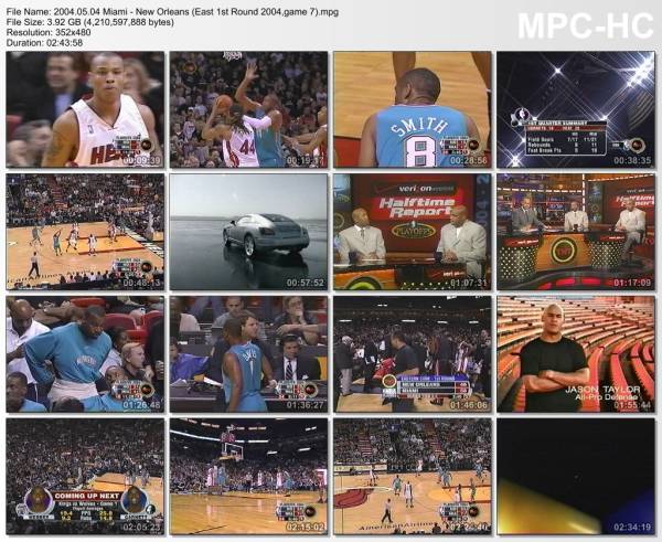 4.may 2004	Miami - New Orleans (East 1st Round 2004,game 7)   85-77