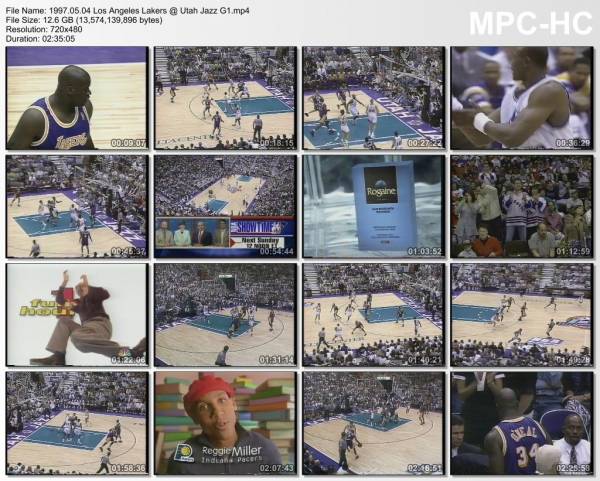 4.may 1997	Utah - Lakers (West Semifinals 1997,game 1)   93-77