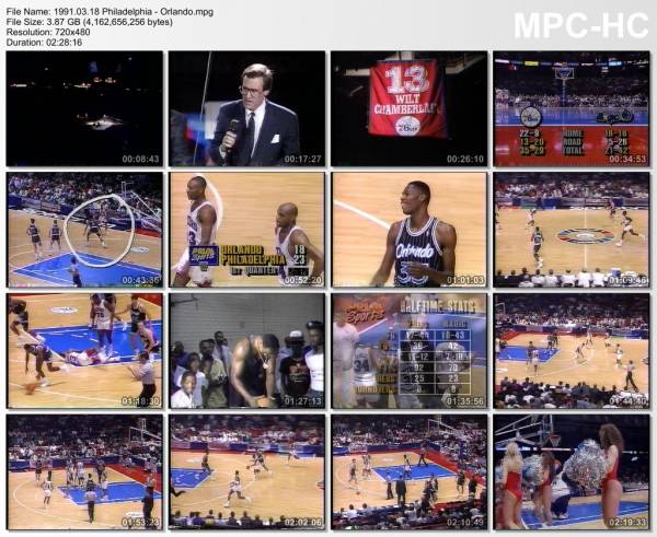 18.march 1991	Philadfelphia - Orlando   99-91