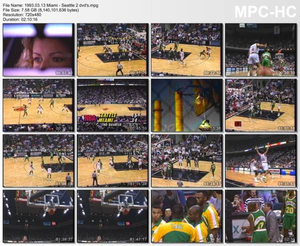13.march 1993	Miami - Seattle   106-102