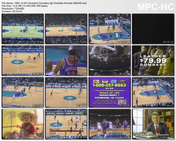 9.december 1993	Charlotte - Cleveland   95-93