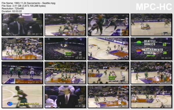 24.november 1993	Sacramento - Seattle   93-120