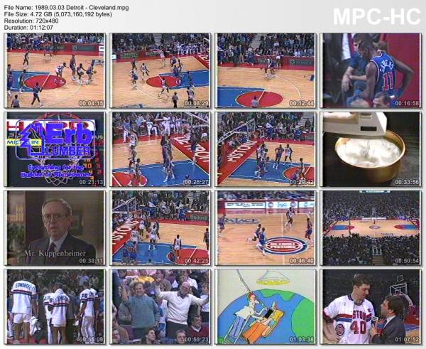 3.march 1989	Detroit - Cleveland   96-90