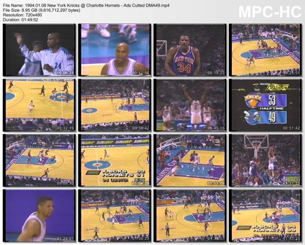 8.january 1994	Charlotte - New York   102-99