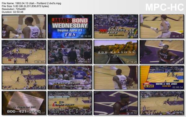 15.april 1993	Utah - Portland   122-117 (OT)