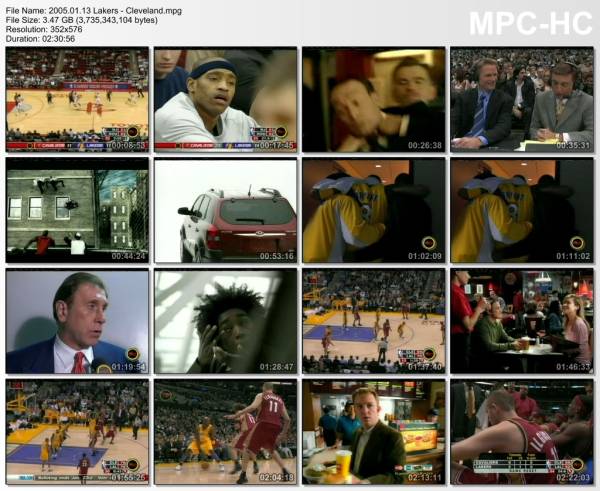 13.january 2005	Lakers - Cleveland   98-94