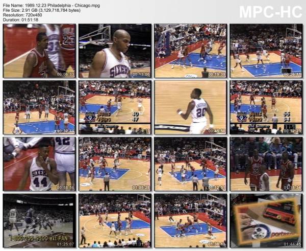 23.december 1989	Philadelphia - Chicago   131-104