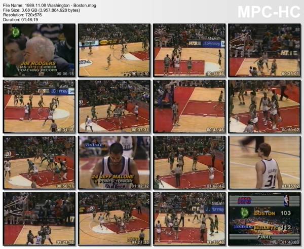 8.november 1989	Washington - Boston   112-103